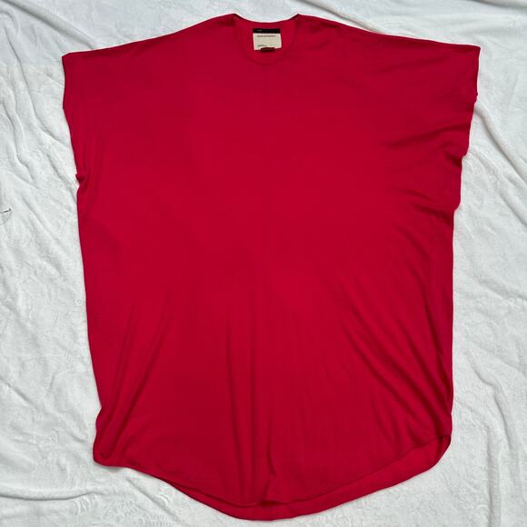 Frenckenberger Kaftan Dress Pink 100% Cashmere OSFM One Size Fits Many NWOT $950 - Picture 5 of 11